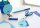 FABER-CASTELL Kinderschere Grip blau 13,5 cm