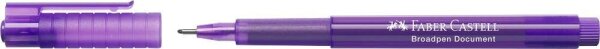 FABER-CASTELL Broadpen Document 1554 Fineliner lila 0,8 mm, 1 St.