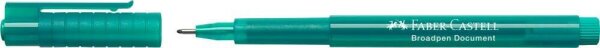 FABER-CASTELL Broadpen Document 1554 Fineliner grün 0,8 mm, 1 St.