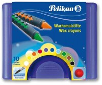 Pelikan 655/10 Wachsmalstifte farbsortiert, 10 St.