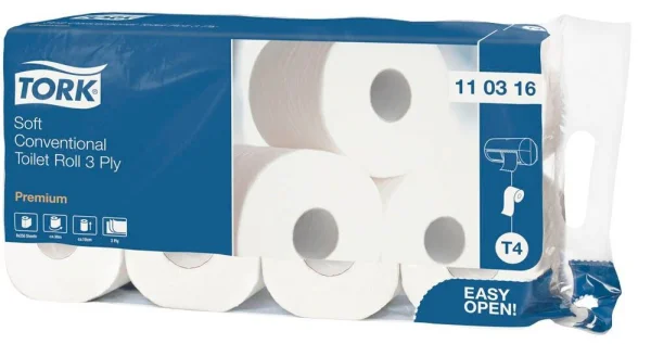 TORK Toilettenpapier T4 Premium Soft 3-lagig, 72 Rollen