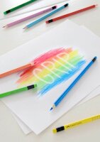 FABER-CASTELL Radierbare Grip Buntstifte farbsortiert, 10 St.