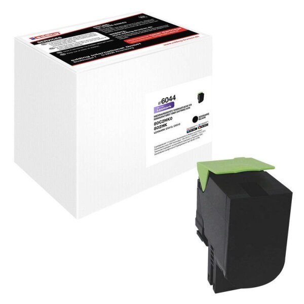 edding EDD-6044  schwarz Toner kompatibel zu LEXMARK 80C2HK0