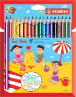 STABILO Trio® Swano Buntstifte farbsortiert, 18 St.