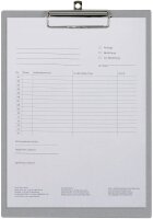 MAUL Klemmbrett MAULcreative 2381082 DIN A4 grau Karton,...