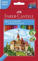 FABER-CASTELL Castle Buntstifte farbsortiert, 36 St.