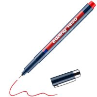 edding 1800 profipen Fineliner rot 0,25 mm, 1 St.