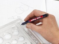edding 1800 profipen Fineliner rot 0,25 mm, 1 St.