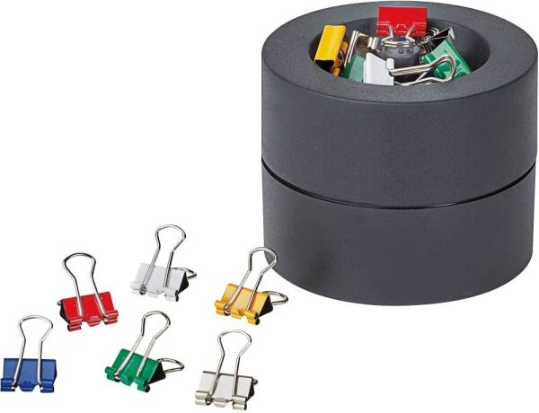 MAUL Foldbackklammern-Spender ECO schwarz