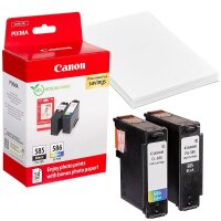 Canon PG-585 / CL-586 schwarz, color Druckerpatronen +...