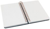 SIGEL Notizbuch mit Spirale Jolie® ca. DIN A5 punktkariert, rose/gold/schwarz Hardcover 240 Seiten, 1 St.
