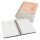 SIGEL Notizbuch mit Spirale Jolie® ca. DIN A5 punktkariert, rose/gold/schwarz Hardcover 240 Seiten, 1 St.
