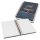 SIGEL Notizbuch mit Spirale Jolie® ca. DIN A5 punktkariert, dunkelblau/kupfer Hardcover 240 Seiten, 1 St.