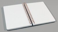 SIGEL Notizbuch mit Spirale Jolie® ca. DIN A5 punktkariert, blau/schwarz Hardcover 120 Seiten, 1 St.