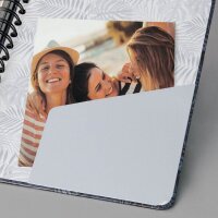SIGEL Notizbuch mit Spirale Jolie® ca. DIN A5 punktkariert, blau/schwarz Hardcover 120 Seiten, 1 St.