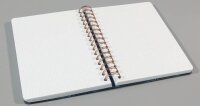 SIGEL Notizbuch mit Spirale Jolie® ca. DIN A5 punktraster, violett/schwarz/weiß   ( JN606 )