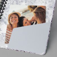 SIGEL Notizbuch mit Spirale Jolie® ca. DIN A5 punktraster, violett/schwarz/weiß   ( JN606 )