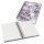 SIGEL Notizbuch mit Spirale Jolie® ca. DIN A5 punktraster, violett/schwarz/weiß   ( JN606 )