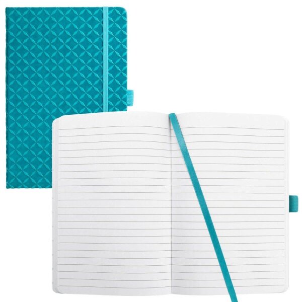 SIGEL Notizbuch Jolie® ca. DIN A5 liniert, aqua green Hardcover 174 Seiten, 1 St.