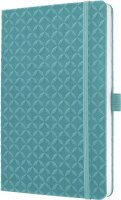 SIGEL Notizbuch Jolie® ca. DIN A5 liniert, aqua green Hardcover 174 Seiten, 1 St.