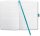 SIGEL Notizbuch Jolie® ca. DIN A5 liniert, aqua green Hardcover 174 Seiten, 1 St.