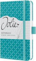 SIGEL Notizbuch Jolie® ca. DIN A6 liniert, aqua green Hardcover 174 Seiten, 1 St.