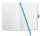 SIGEL Notizbuch Jolie® ca. DIN A6 liniert, aqua green Hardcover 174 Seiten, 1 St.