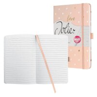 SIGEL Notizbuch Jolie® Rose Love ca. DIN A5 liniert,...