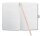 SIGEL Notizbuch Jolie® Rose Love ca. DIN A5 liniert, rose/gold/weiß Hardcover 174 Seiten, 1 St.