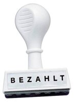 WEDO Textstempel "Bezahlt" ohne Logo, 1 St.
