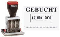 COLOP Datumstempel mit Text "Gebucht" 04060/L3...