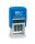 COLOP Datumstempel mit Text "Gebucht" Mini-Dater S 160/L selbstfärbend blau rot, 1 St.