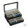 relaxdays Brillenbox schwarz 33,5 x 19,5 x 15,5 cm, 1 St.