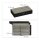 relaxdays Brillenbox schwarz 33,5 x 19,5 x 15,5 cm, 1 St.
