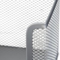 relaxdays Schreibtischset silber