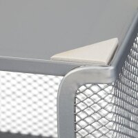relaxdays Schreibtischset silber