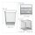 relaxdays Schreibtischset silber
