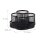 relaxdays Stiftehalter schwarz Metall, lackiert 7 Fächer 17,5 x 16,5 x 11,0 cm