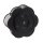 relaxdays Stiftehalter schwarz Metall, lackiert 7 Fächer 17,5 x 16,5 x 11,0 cm