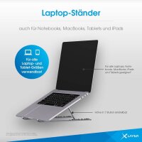 XLAYER Laptop-Ständer Foldable grau