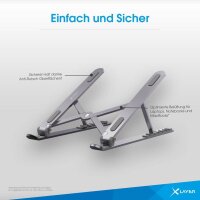 XLAYER Laptop-Ständer Foldable grau