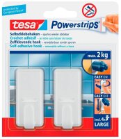 tesa Powerstrips Klebehaken für max. 2,0 kg, 2,0 x...