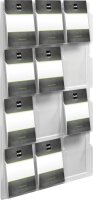 helit Wandprospekthalter transparent 12x DIN A4 76,6 x...