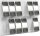 helit Wandprospekthalter transparent 1/3 DIN A4 76,6 x 5,1 x 52,0 cm, 1 St.