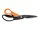 FISKARS® Papierschere Cuts+More orange/schwarz 23,0 cm  ( 1000809 )