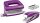 LEITZ Locher und Heftgeräte Set NeXXt WOW lila