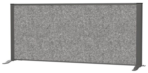 MAUL Akustik-Tischtrennwand MAULconnecto 9851289, dunkelgrau 120,0 x 50,0 cm, 1 St.