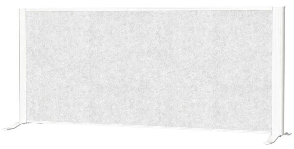 MAUL Akustik-Tischtrennwand MAULconnecto 9852202, hellgrau 120,0 x 50,0 cm, 1 St.