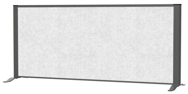 MAUL Akustik-Tischtrennwand MAULconnecto 9852289, hellgrau 120,0 x 50,0 cm, 1 St.