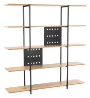 rocada Beistellregal eiche 170,0 x 36,0 x 170,0 cm, 1 St.